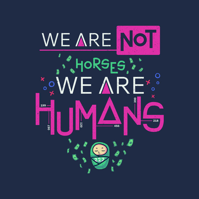 We Are Humans-Womens-Fitted-Tee-Geekydog