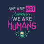 We Are Humans-Womens-Fitted-Tee-Geekydog