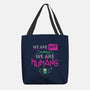 We Are Humans-None-Basic Tote-Bag-Geekydog