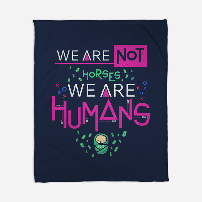 We Are Humans-None-Fleece-Blanket-Geekydog
