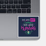 We Are Humans-None-Glossy-Sticker-Geekydog