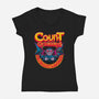 Count Of Darkness-Womens-V-Neck-Tee-Samuel
