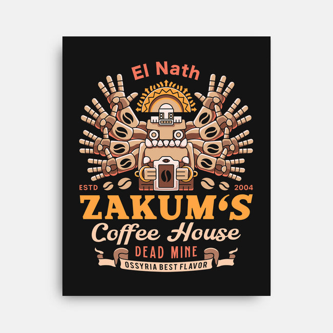 Zakum Coffee Emblem-None-Stretched-Canvas-LAGELANTEE