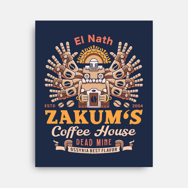 Zakum Coffee Emblem-None-Stretched-Canvas-LAGELANTEE