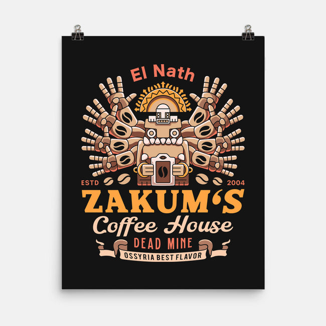 Zakum Coffee Emblem-None-Matte-Poster-LAGELANTEE