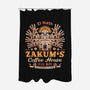 Zakum Coffee Emblem-None-Polyester-Shower Curtain-LAGELANTEE