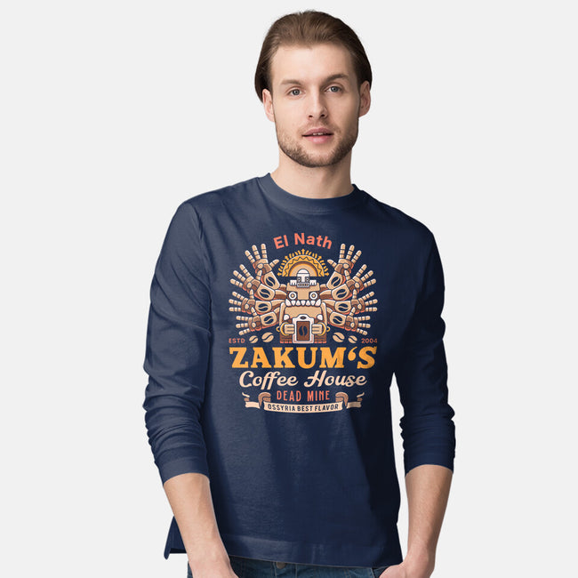 Zakum Coffee Emblem-Mens-Long Sleeved-Tee-LAGELANTEE
