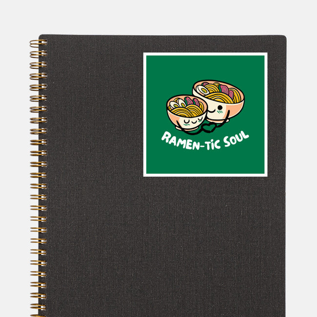Ramen-tic Soul-None-Glossy-Sticker-FunkVampire