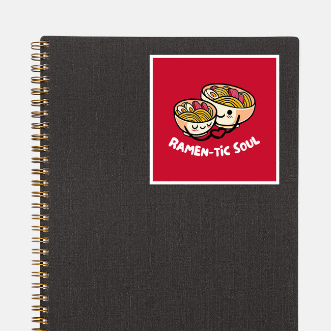 Ramen-tic Soul-None-Glossy-Sticker-FunkVampire