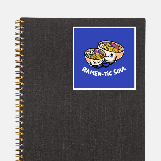Ramen-tic Soul-None-Glossy-Sticker-FunkVampire