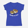 Ramen-tic Soul-Womens-V-Neck-Tee-FunkVampire