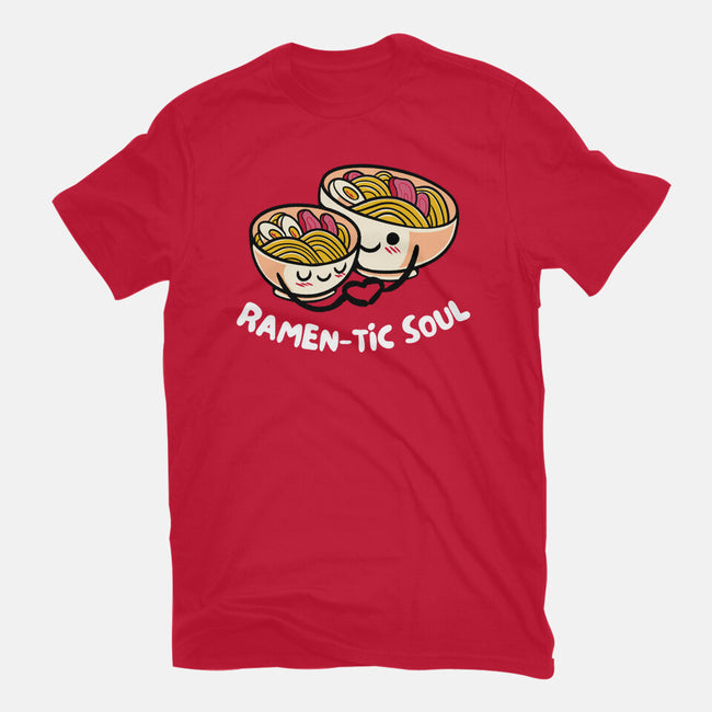 Ramen-tic Soul-Womens-Fitted-Tee-FunkVampire
