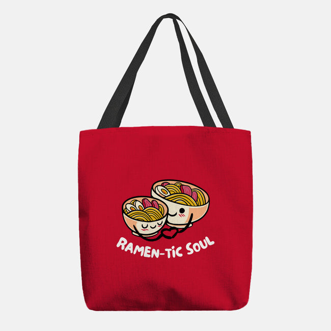 Ramen-tic Soul-None-Basic Tote-Bag-FunkVampire