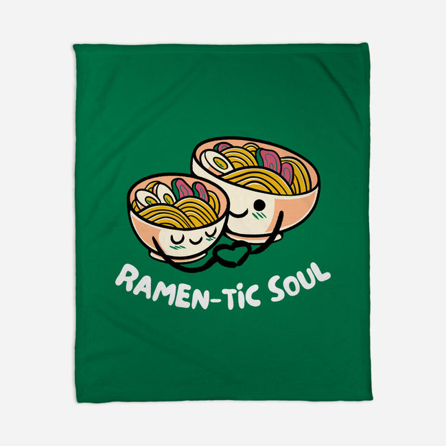 Ramen-tic Soul-None-Fleece-Blanket-FunkVampire