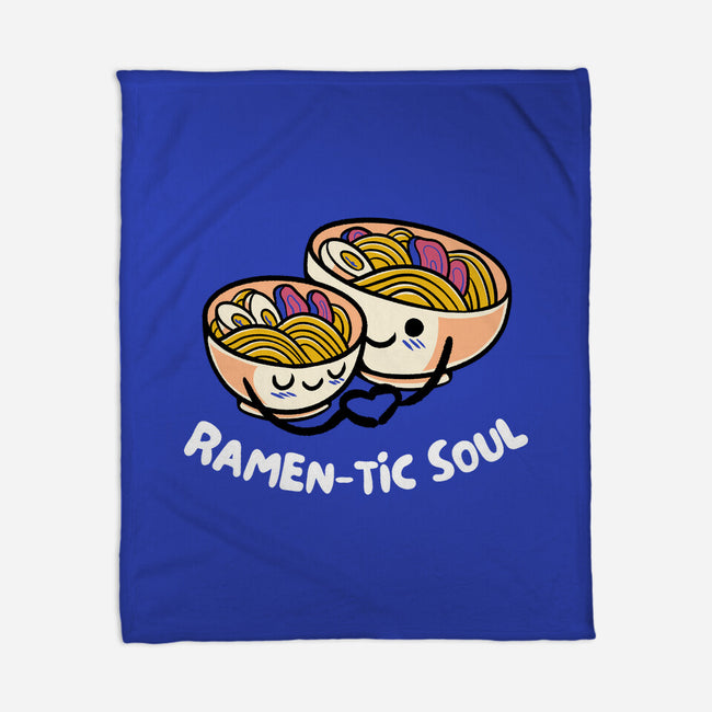 Ramen-tic Soul-None-Fleece-Blanket-FunkVampire
