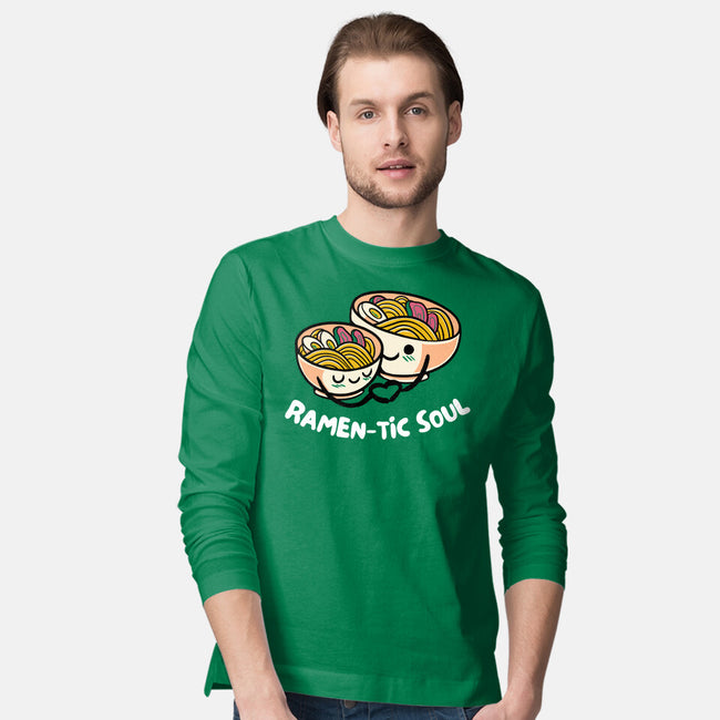Ramen-tic Soul-Mens-Long Sleeved-Tee-FunkVampire