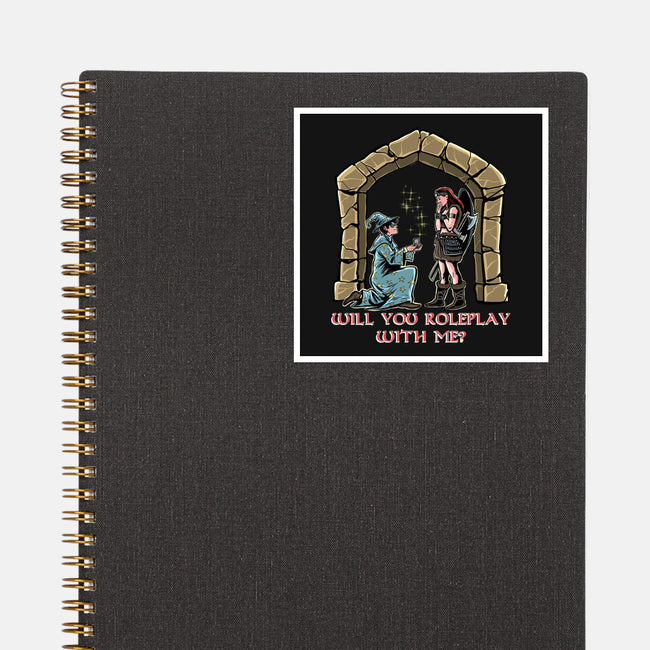 Crit Or Fumble-None-Glossy-Sticker-zascanauta