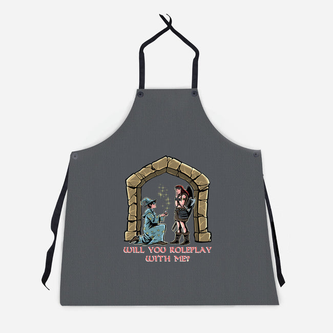 Crit Or Fumble-Unisex-Kitchen-Apron-zascanauta
