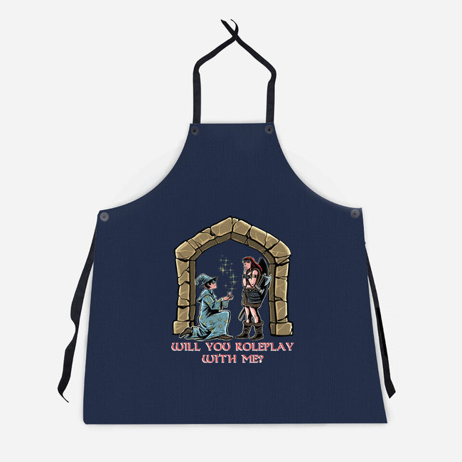 Crit Or Fumble-Unisex-Kitchen-Apron-zascanauta