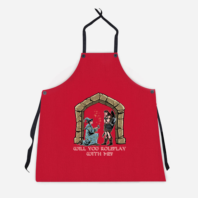 Crit Or Fumble-Unisex-Kitchen-Apron-zascanauta