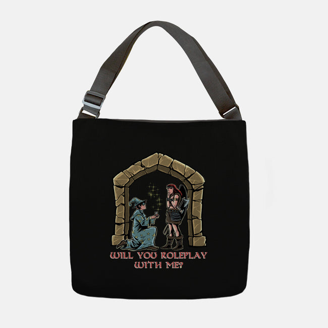 Crit Or Fumble-None-Adjustable Tote-Bag-zascanauta