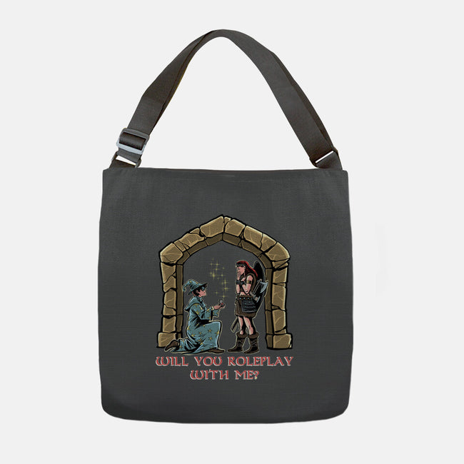 Crit Or Fumble-None-Adjustable Tote-Bag-zascanauta