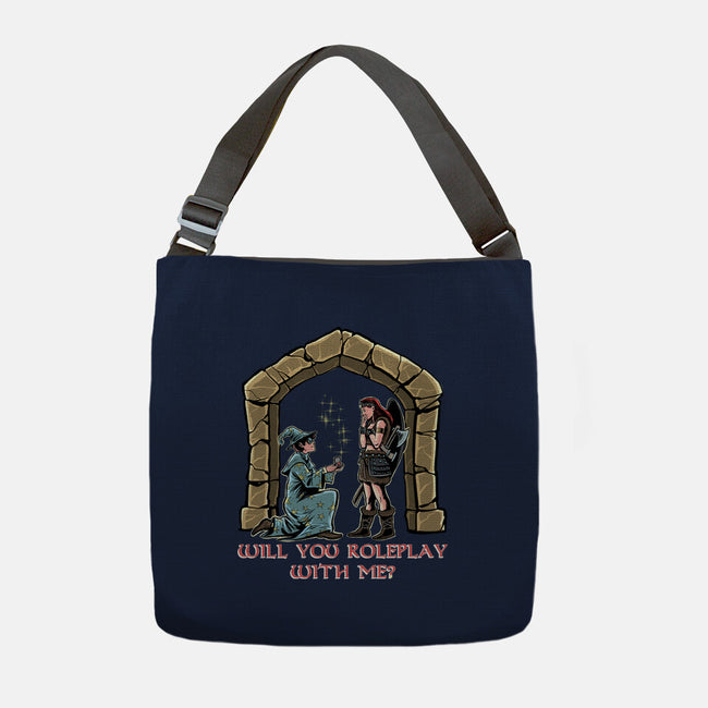 Crit Or Fumble-None-Adjustable Tote-Bag-zascanauta