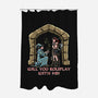 Crit Or Fumble-None-Polyester-Shower Curtain-zascanauta