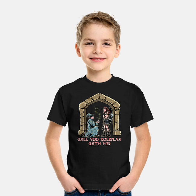 Crit Or Fumble-Youth-Basic-Tee-zascanauta