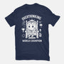 Overthinking World Champion-Unisex-Basic-Tee-fanfabio
