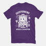 Overthinking World Champion-Womens-Basic-Tee-fanfabio
