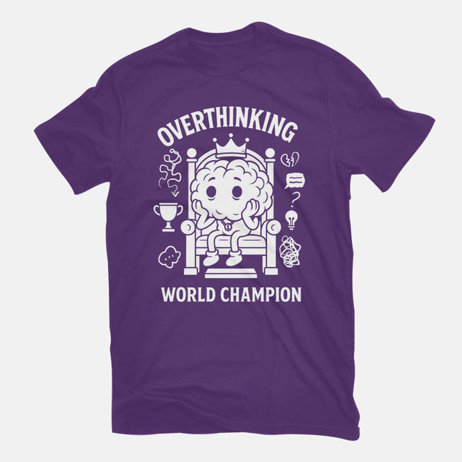 Overthinking World Champion-Womens-Fitted-Tee-fanfabio