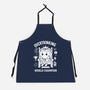 Overthinking World Champion-Unisex-Kitchen-Apron-fanfabio