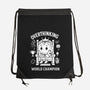Overthinking World Champion-None-Drawstring-Bag-fanfabio