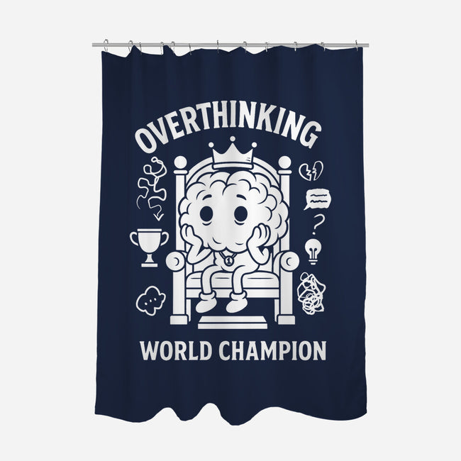 Overthinking World Champion-None-Polyester-Shower Curtain-fanfabio