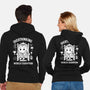 Overthinking World Champion-Unisex-Zip-Up-Sweatshirt-fanfabio