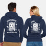 Overthinking World Champion-Unisex-Zip-Up-Sweatshirt-fanfabio