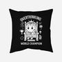Overthinking World Champion-None-Removable Cover w Insert-Throw Pillow-fanfabio