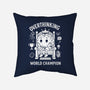 Overthinking World Champion-None-Removable Cover w Insert-Throw Pillow-fanfabio