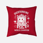 Overthinking World Champion-None-Removable Cover w Insert-Throw Pillow-fanfabio