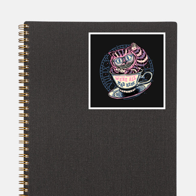 Mad Tea Cup-None-Glossy-Sticker-glitchygorilla