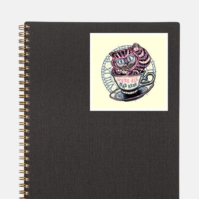 Mad Tea Cup-None-Glossy-Sticker-glitchygorilla
