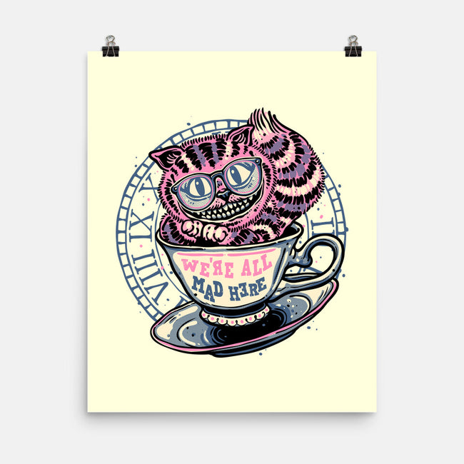 Mad Tea Cup-None-Matte-Poster-glitchygorilla
