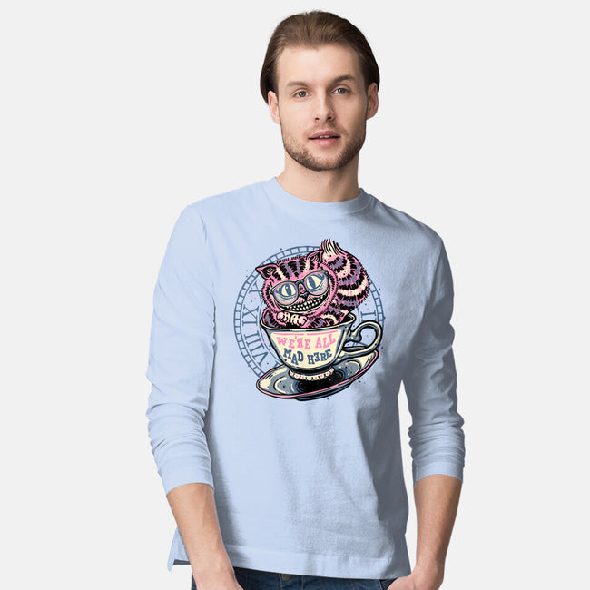 Mad Tea Cup-Mens-Long Sleeved-Tee-glitchygorilla