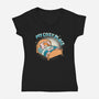 My Cozy Place-Womens-V-Neck-Tee-Freecheese