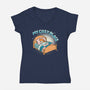 My Cozy Place-Womens-V-Neck-Tee-Freecheese