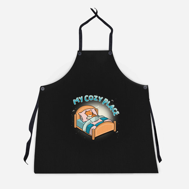 My Cozy Place-Unisex-Kitchen-Apron-Freecheese