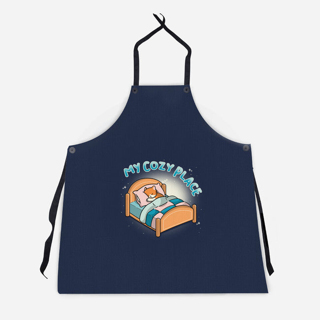 My Cozy Place-Unisex-Kitchen-Apron-Freecheese