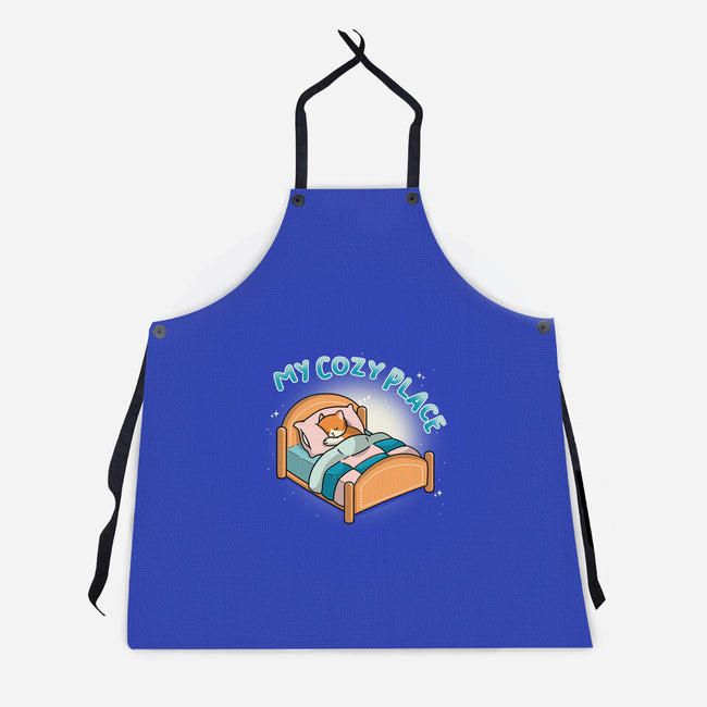 My Cozy Place-Unisex-Kitchen-Apron-Freecheese