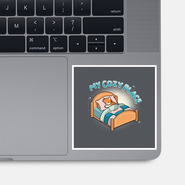 My Cozy Place-None-Glossy-Sticker-Freecheese